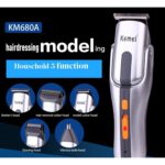 Kemei KM 680A 8 in1 Rechargeable Grooming Kit Shaver/Trimmer - Image 4