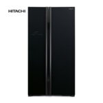 Hitachi RS700PUK2GBK 700Ltr Side By Side Refrigerator-Glass Black