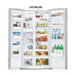 Hitachi RS700PUK2GBK 700Ltr Side By Side Refrigerator-Glass Black - Image 2