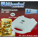 Miyako Sandwich Maker SW-5001 Watts-750 - Image 2