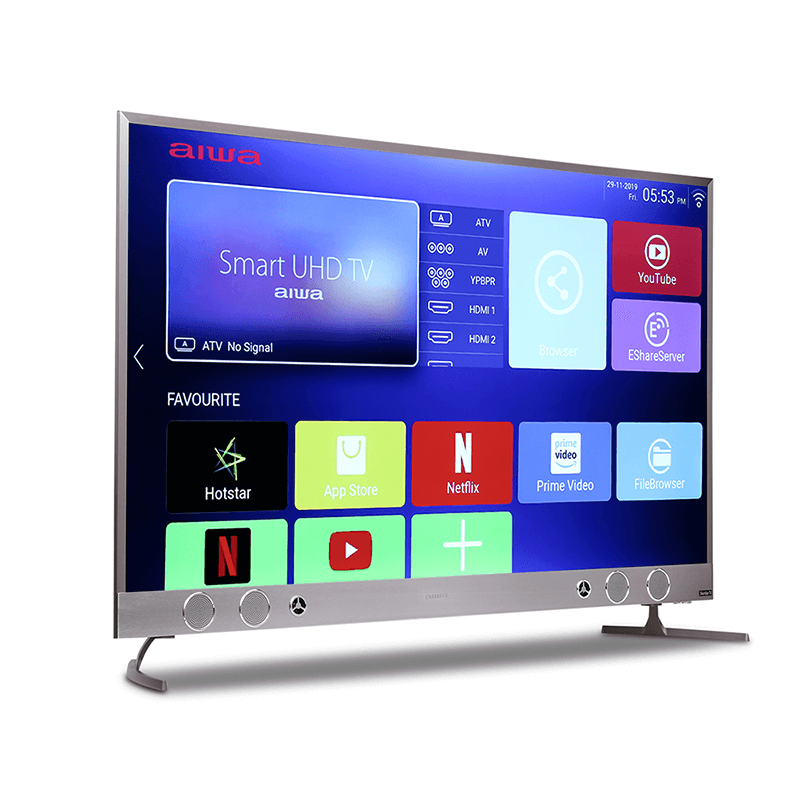 AIWA 55 Inck Side AIWA 55 Inc TV