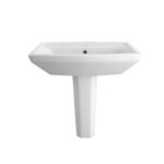 GRACELIA Wash Basin (50cm) with Pedestal (ROSA) - Image 2