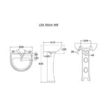 Lea Wash Basin 50 CM (ROSA) - Image 4