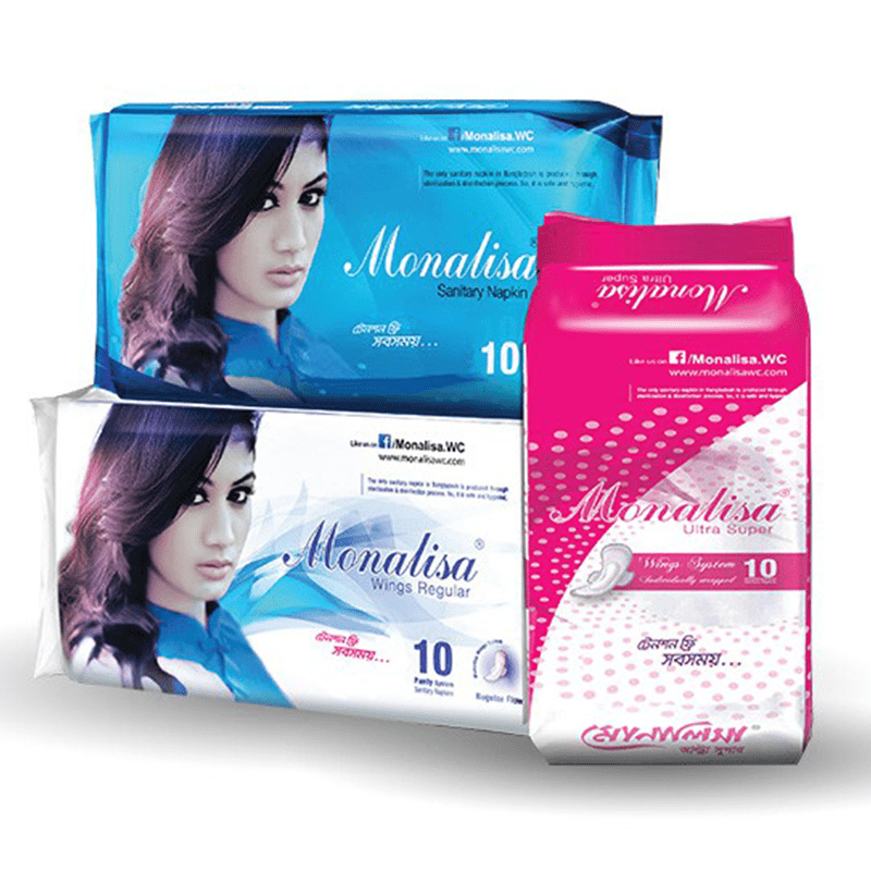Monalisa Sanitary Napkin Monalisa Sanitary Napkin (Belt) 10 pcs - Image 1