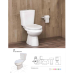 Lea Commode (Normal Close seat Cover) ROSA - Image 5