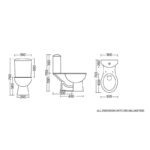 VICTORIA Commode (Stella) Normal Close Seat Cover - Image 5
