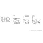 EVANA Stella Single piece water closet - Image 4
